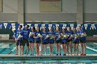 Swimming Senior Day  Wheaton College Women's Swimming & Diving seniors were honored on Senior Day prior to the team’s duel meet against Babson, January 11, 2020. - Photo By: KEITH NORDSTROM : Wheaton, Swimming, Senior Day